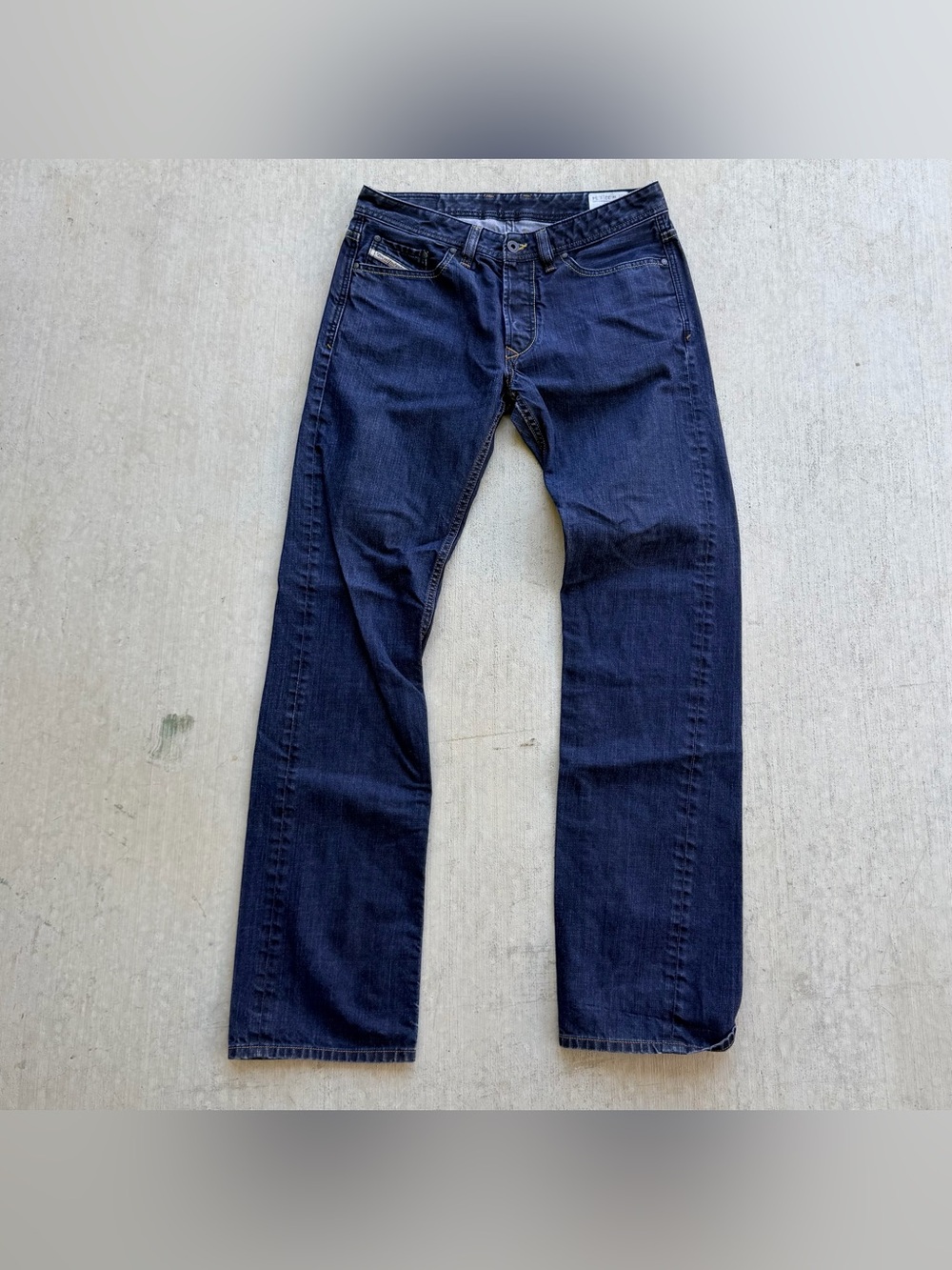 Diesel Viker Jeans Men Size 32x34 Straight Fit Made In Italy Wash 0089Z